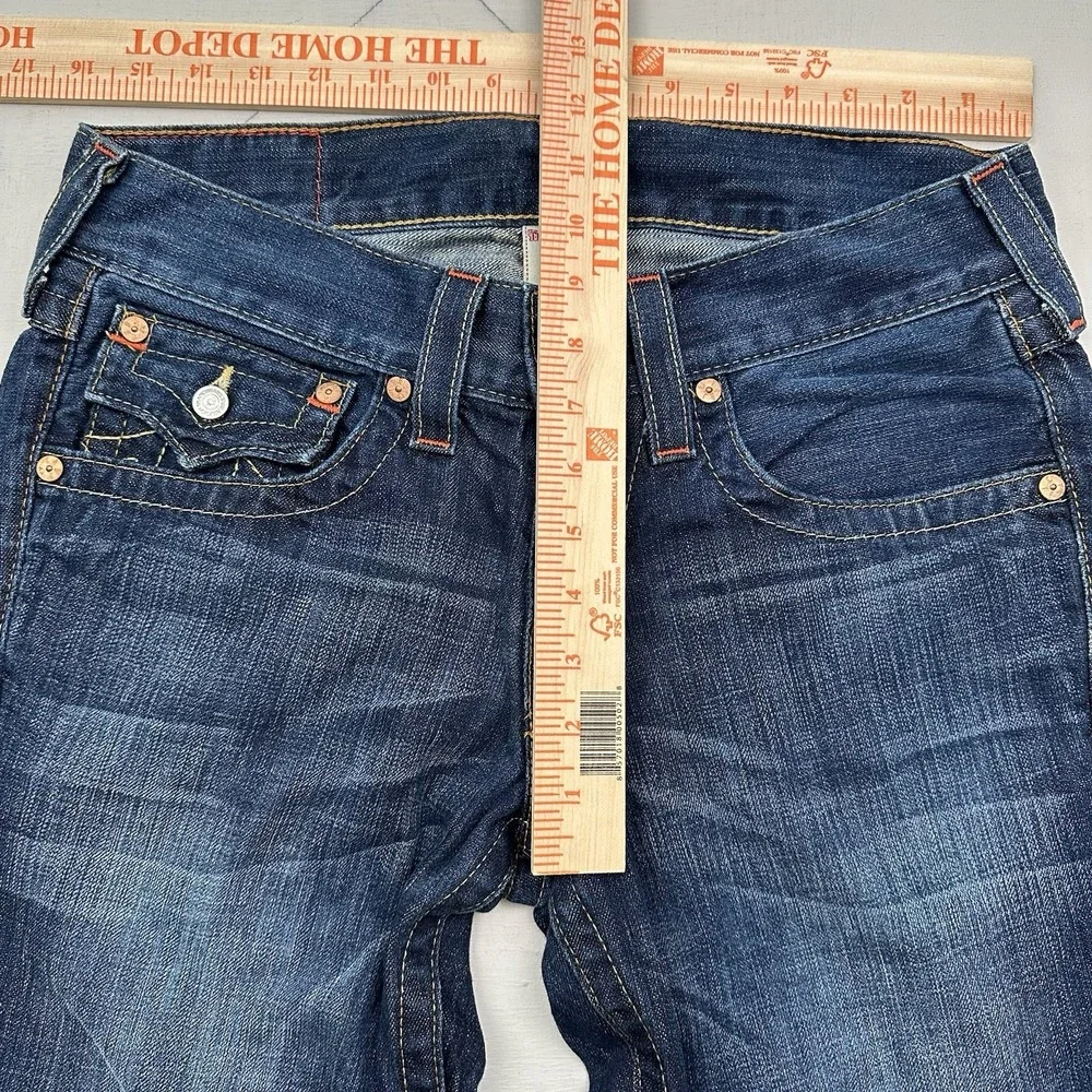 True Religion Joey Super T Bootcut Flared Jeans Mens 30x28 Blue VTG Y2K USA